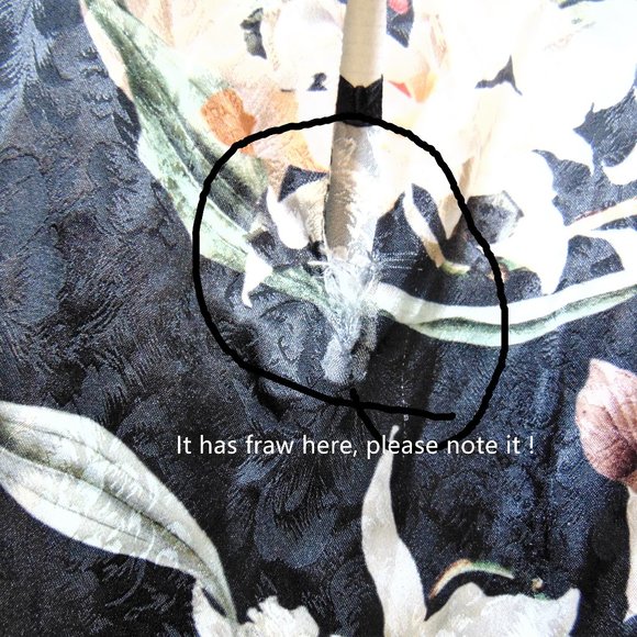 CITI CHIC JUMPSUIT MIDNIGHT FL Black XXL/24 - Picture 7 of 7